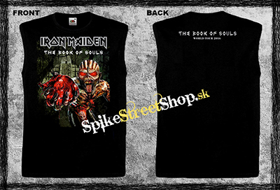 IRON MAIDEN - The Book Of Souls World Tour - čierne pánske tričko bez rukávov