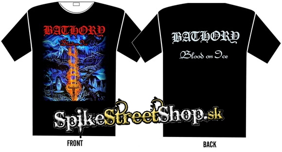 BATHORY - Blood On Ice - čierne pánske tričko