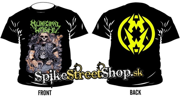 MUNICIPAL WASTE - Hell Skater - čierne pánske tričko