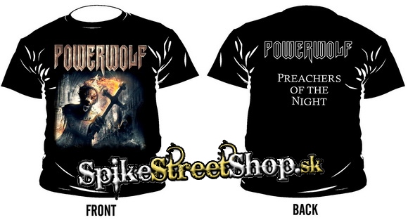 POWERWOLF - Preachers Of The Night - čierne pánske tričko