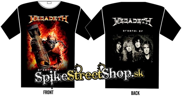MEGADETH - Arsenal Of - čierne pánske tričko