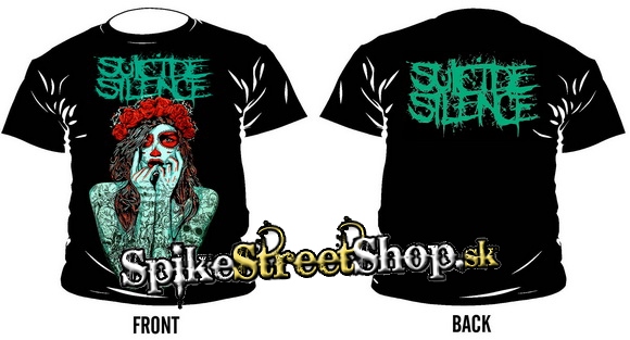 SUICIDE SILENCE - Red Rose Crown - čierne pánske tričko