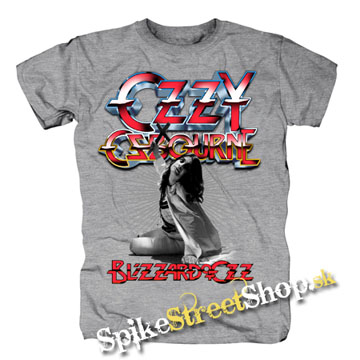 OZZY OSBOURNE - Blizzard Of Ozz - šedé pánske tričko