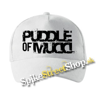 PUDDLE OF MUDD - Logo - biela šiltovka (-30%=AKCIA)