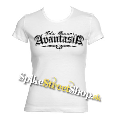 AVANTASIA - Logo - biele dámske tričko