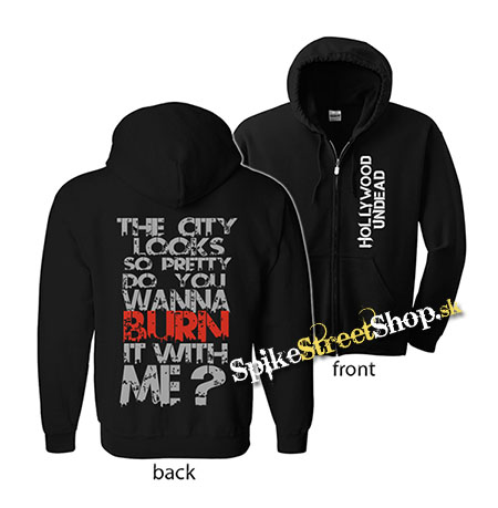 HOLLYWOOD UNDEAD - City & Logo - mikina na zips