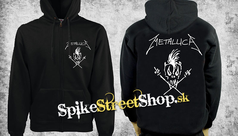 METALLICA - Rocker - čierna pánska mikina na zips
