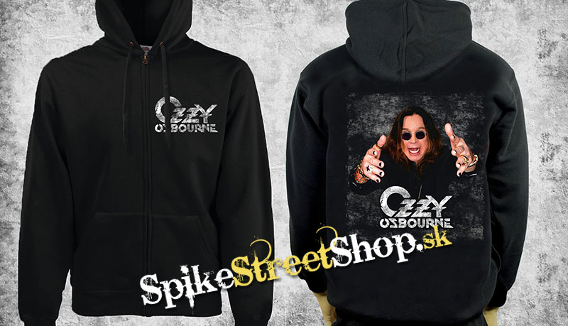 OZZY OSBOURNE - Portrait - čierna pánska mikina na zips