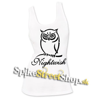 NIGHTWISH - Owl - Ladies Vest Top - biele