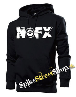 NOFX - Logo - čierna pánska mikina