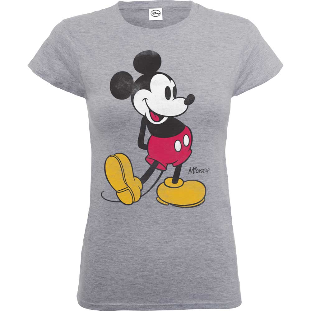 Mickey Mouse Cassic Kick Ladies Grey TS