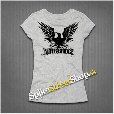 ALTER BRIDGE - Logo - šedé dámske tričko
