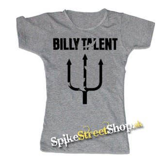BILLY TALENT - Logo - šedé dámske tričko