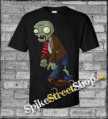 PLANTS vs. ZOMBIES - čierne pánske tričko