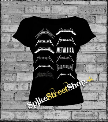 METALLICA - Logos - dámske tričko