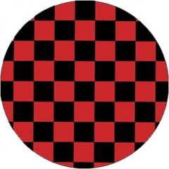 SKA ŠACHOVNICA - červenočierna - odznak