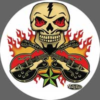 ROCKABILLY - Vince Ray - okrúhla podložka pod pohár