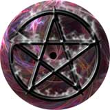 PENTAGRAM - Black Hole - okrúhla podložka pod pohár