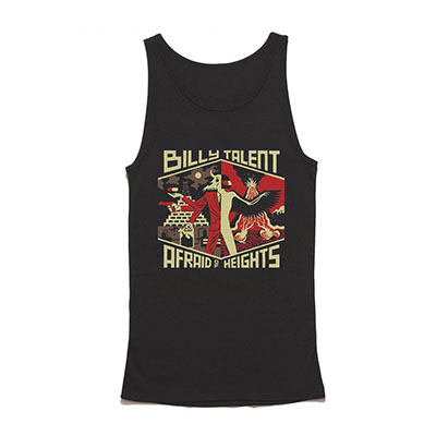 BILLY TALENT - Afraid Of Heights - Mens Vest Tank Top - čierne