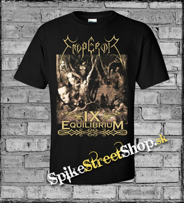 EMPEROR - IX Equlibrium - čierne pánske tričko