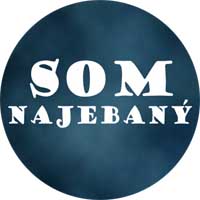 SOM NAJEBANÝ - okrúhla podložka pod pohár