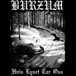 BURZUM - Hvis Lyset Tar Oss - štvorcová podložka pod pohár