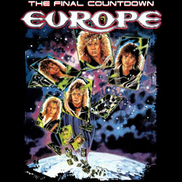 EUROPE - The Final Countdown - štvorcová podložka pod pohár