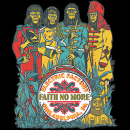 FAITH NO MORE - Electric Factory - štvorcová podložka pod pohár