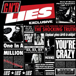 GUNS N ROSES - Lies - štvorcová podložka pod pohár