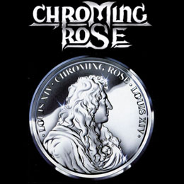 CHROMING ROSE - Louis XIV - štvorcová podložka pod pohár