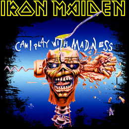 IRON MAIDEN - Can I Play With Madness - štvorcová podložka pod pohár