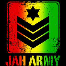 JAH ARMY - štvorcová podložka pod pohár