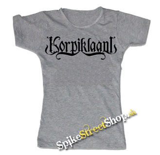 KORPIKLAANI - Logo - šedé dámske tričko