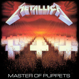 METALLICA - Master Of Puppets - štvorcová podložka pod pohár