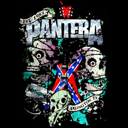 PANTERA - Texas - štvorcová podložka pod pohár