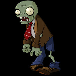 PLANTS VS ZOMBIES - štvorcová podložka pod pohár
