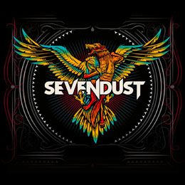 SEVENDUST - Flaw Logo - štvorcová podložka pod pohár