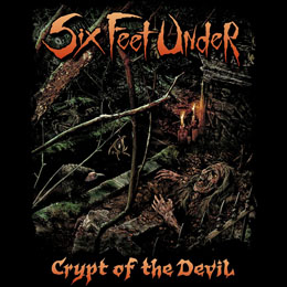 SIX FEET UNDER - Crypt Of The Devil - štvorcová podložka pod pohár