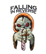 FALLING IN REVERSE - Saint - štvorcová podložka pod pohár