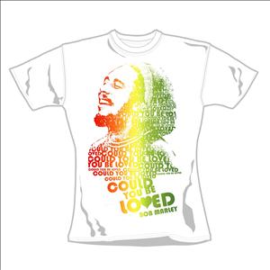 BOB MARLEY - You Could Be Loved - biele dámske tričko (-40%=Výpredaj)