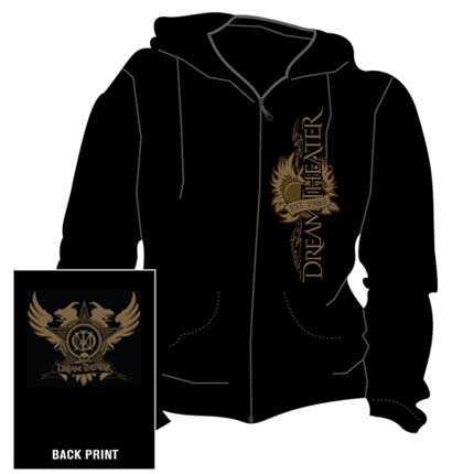 DREAM THEATER - Tatoo Skull - čierna pánska mikina na zips
