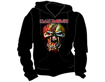 IRON MAIDEN - The Final Frontier - Big Head - čierna pánska mikina