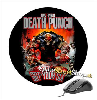 Podložka pod myš FIVE FINGER DEATH PUNCH - Got Your Six - okrúhla