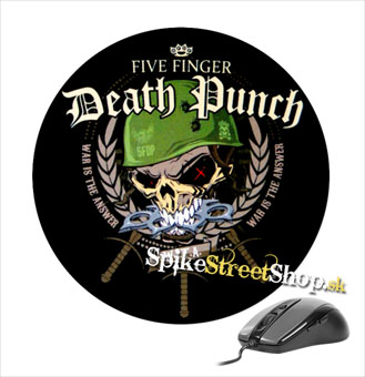 Podložka pod myš FIVE FINGER DEATH PUNCH - War Is Answer - okrúhla