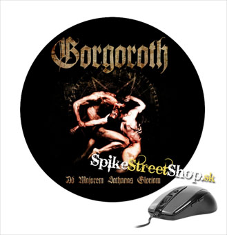 Podložka pod myš GORGOROTH - Ad Maiorem Sathanas Gloriam - okrúhla