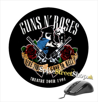 Podložka pod myš GUNS N ROSES - Here Today, Gone To Hell - okrúhla