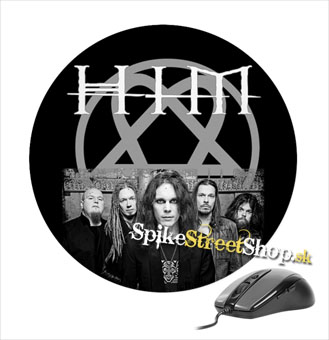 Podložka pod myš HIM - Heartagram And Band - okrúhla