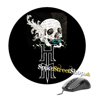 Podložka pod myš HIM - Tears On Tape Skull - okrúhla