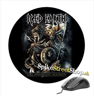 Podložka pod myš ICED EARTH - Live In Ancient Kourion - okrúhla