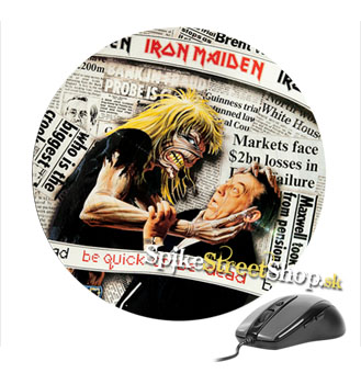 Podložka pod myš IRON MAIDEN - Be Quick Or Be Dead - okrúhla